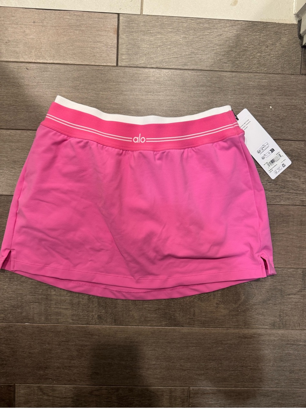 ALO Yoga Pink Athletic Skort with Inner Shorts